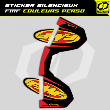 Sticker silencieux FMF Couleurs perso