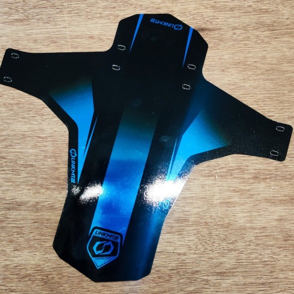 Parafango MTB da corsa cromato