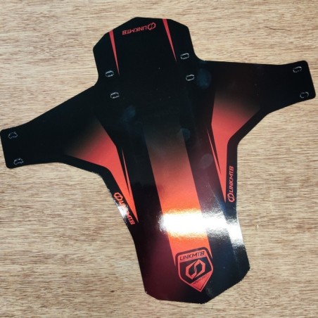 Chrome racing MTB mudguard