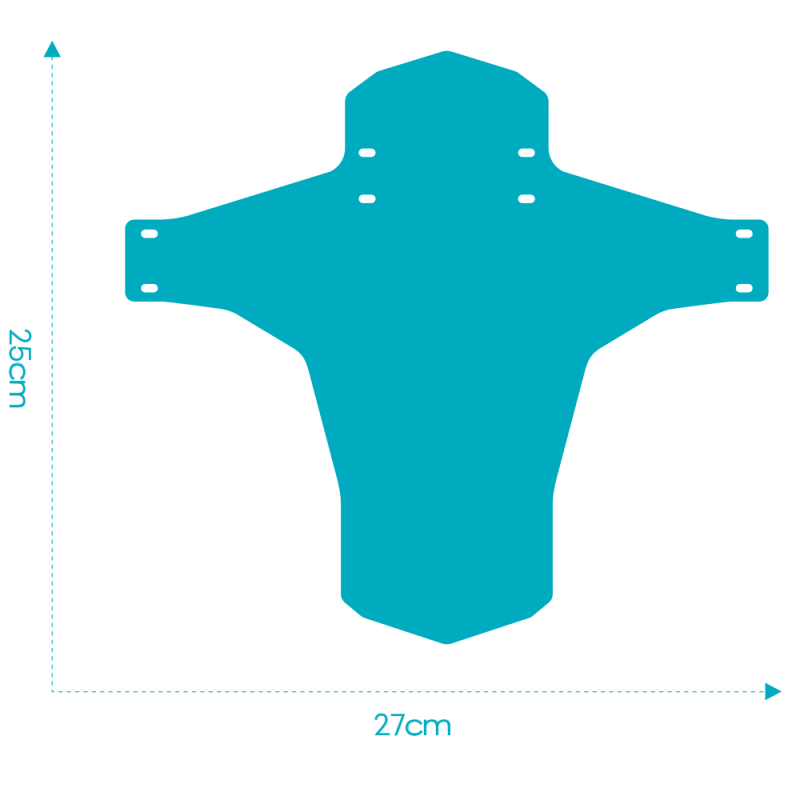 Parafango olografico per mountain bike Topo