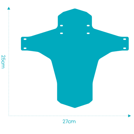 Parafango olografico per mountain bike Topo