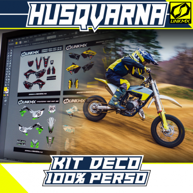 Kit Déco Husqvarna 50cc 100 % PERSO