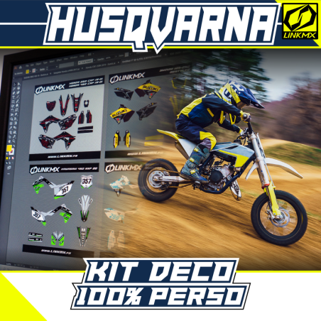 Husqvarna 50cc 100 % PERSO Déco Kit Husqvarna 50cc 100 % PERSO Déco Kit