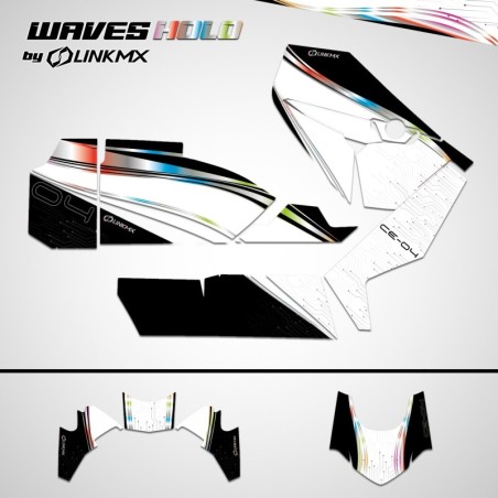 BMW CE-04 Holo Waves Deco Kit BMW CE-04 Holo Waves Deco Kit