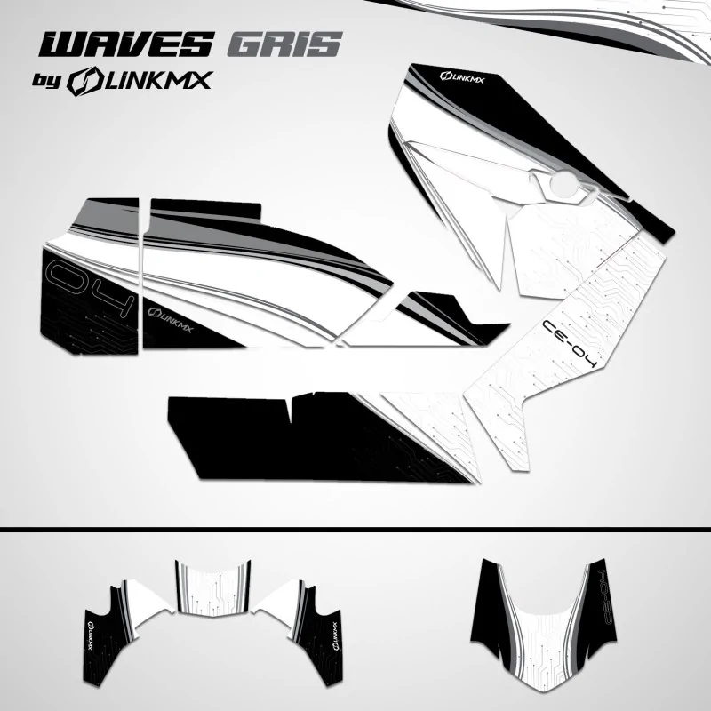 Kit Déco Waves gris BMW CE-04