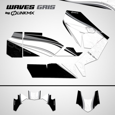 Kit de calcomanías Waves Grey BMW CE-04