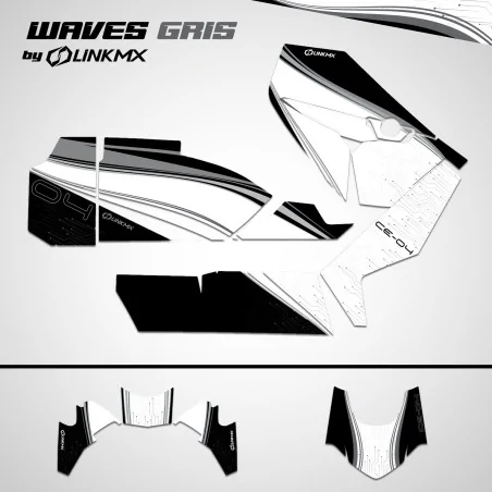 Kit Déco Waves gris BMW CE-04