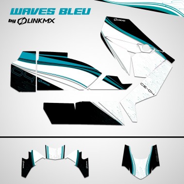 Kit Déco Waves bleu BMW CE-04