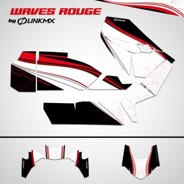 Kit decalcomanie BMW CE-04 Red Waves