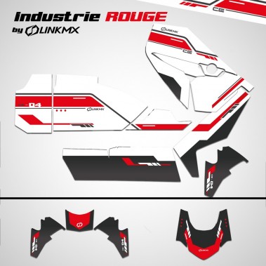 Kit Déco Industrie rouge BMW CE-04