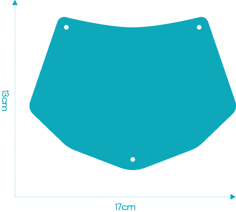 Placa de matrícula personalizada para bicicleta de equilibrio infantil/bicicleta