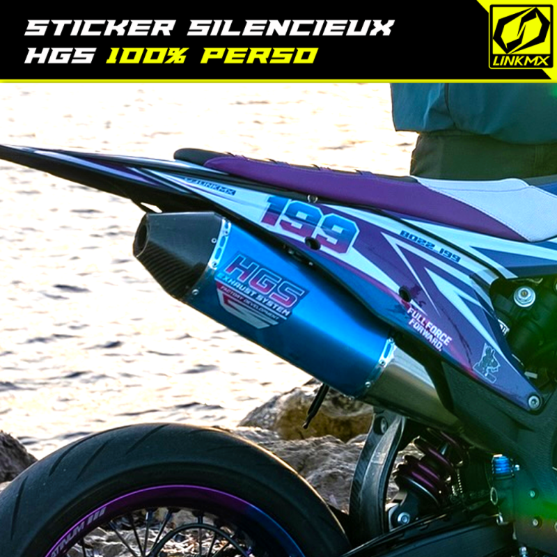 Sticker silencieux HGS 100% perso