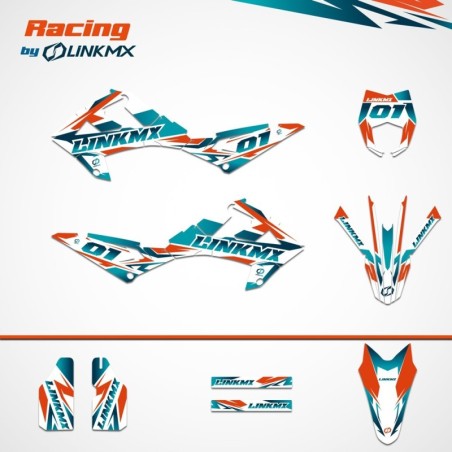 Kit de decoración RACING 50cc para todos los modelos Kit de decoración RACING 50cc para todos los modelos