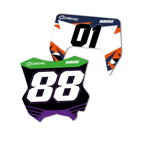 Targa/faro motocross personalizzato