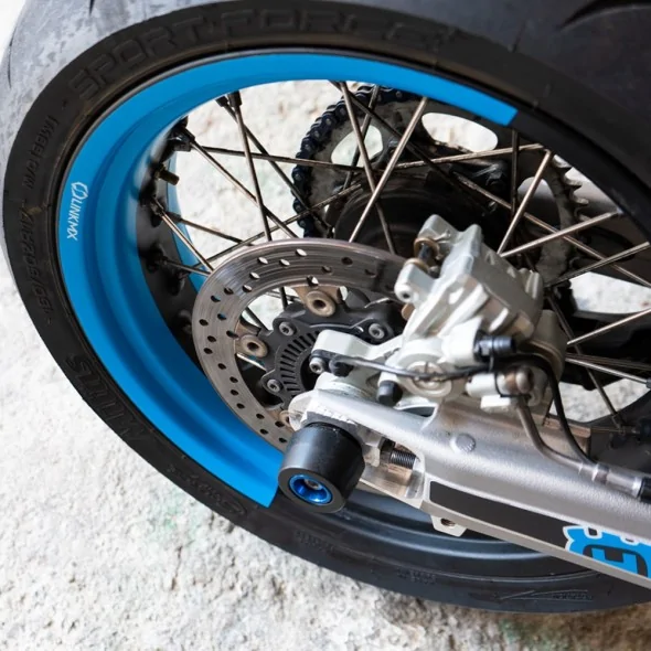 Adesivi per cerchi SM a mezzo cerchio con colori personalizzati 2