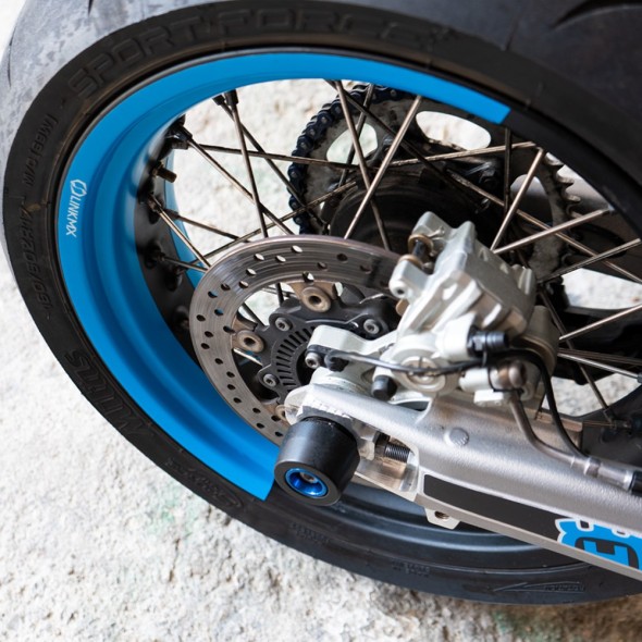 Custom colors SM half-rim stickers 2