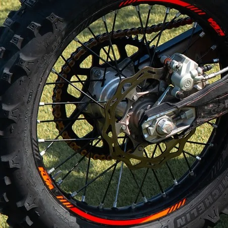 100% custom MX rim stickers
