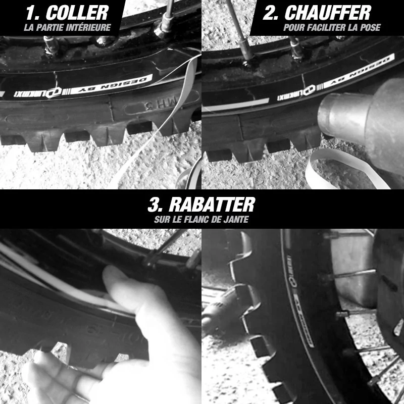 100% custom MX rim stickers