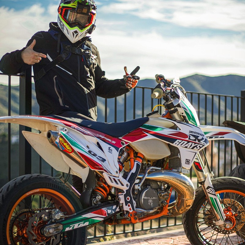 100 % PERSÖNLICHES MX/Enduro-Grafikkit