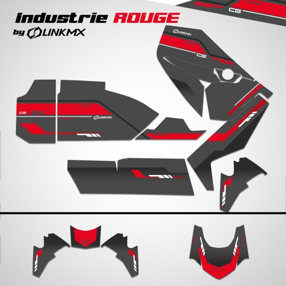 BMW CE-04 Red/Grey Industry Decoration Kit