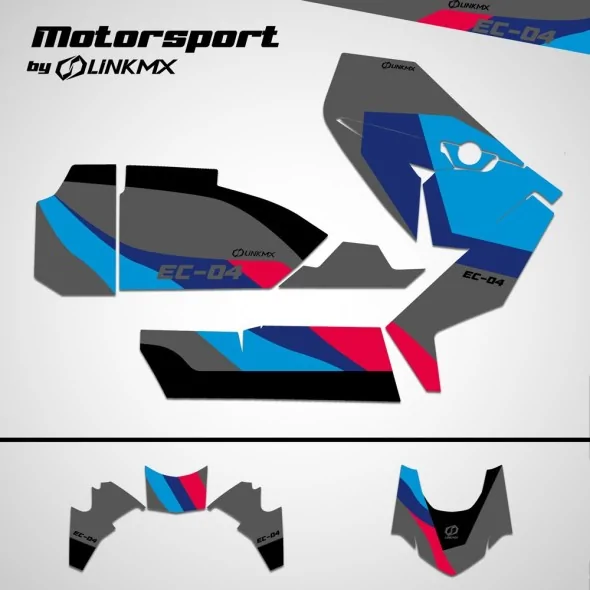 Kit decalcomanie Motorsport grigie BMW CE-04