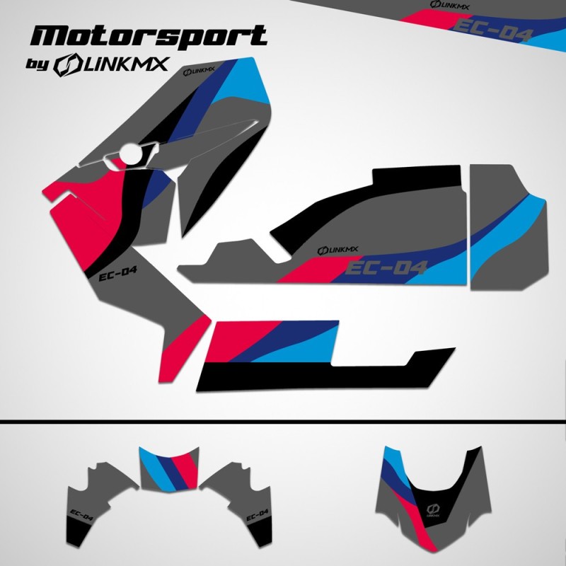 BMW CE-04 Grey Motorsport Decal Kit