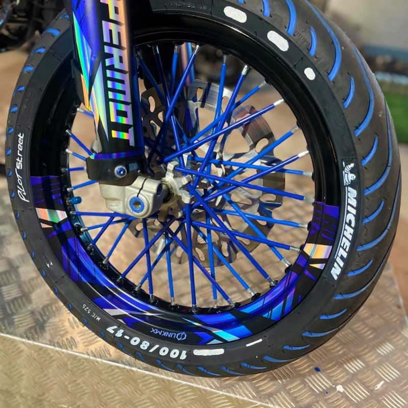 Stickers Demi jante SM 100% perso