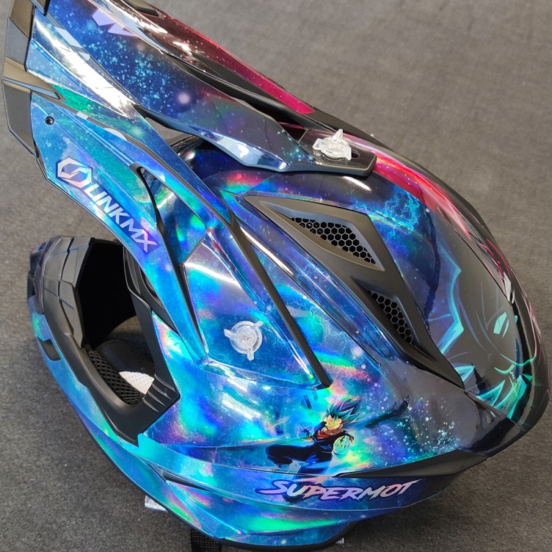 100 % personalisiertes Motocross-Helm-Dekorationsset