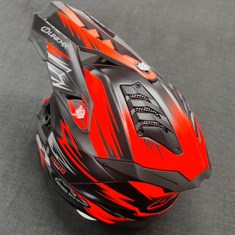 Kit de decoración para casco de motocross 100% personalizado