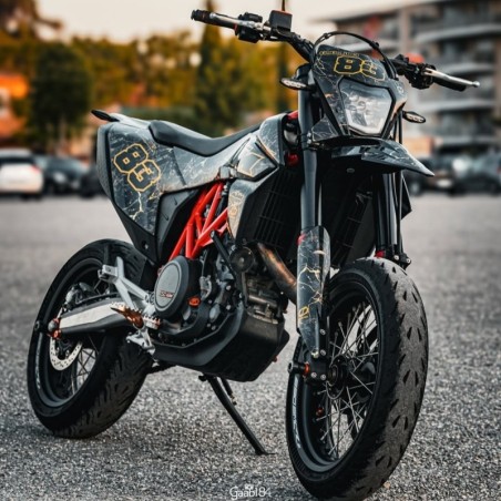 Kit di decorazione Supermoto 100% PERSONALE