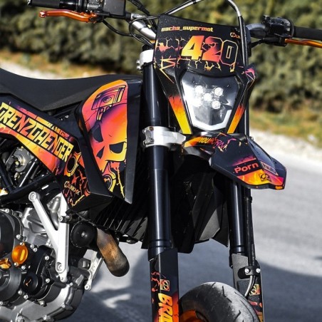 Kit di decorazione Supermoto 100% PERSONALE