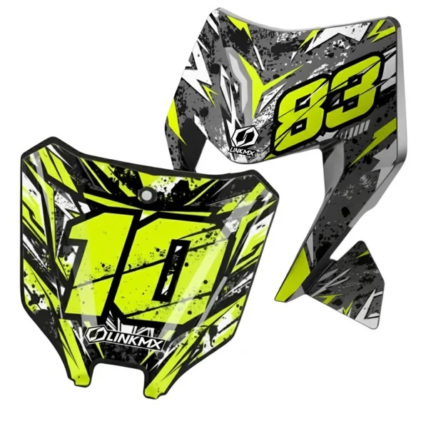 Targa/faro motocross personalizzato