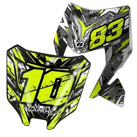 Targa/faro motocross personalizzato