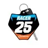 Porte-clés mini plaque motocross