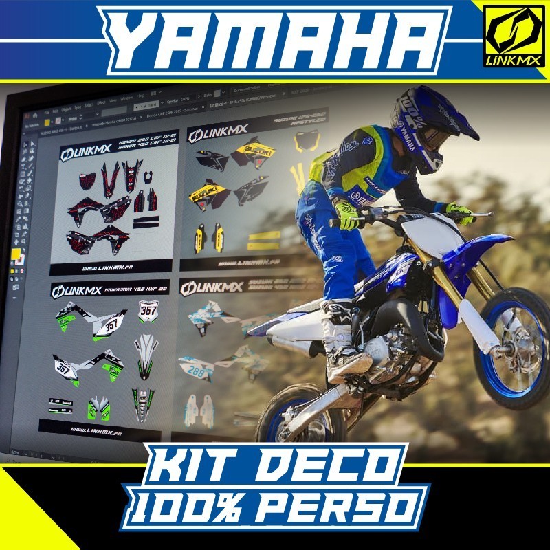 Kit de decoración 100% personalizado para Yamaha 65cc