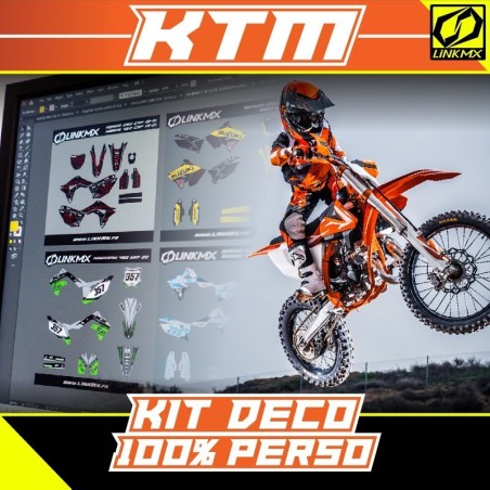 Kit decorativo KTM 85cc 100% PERSO Kit decorativo KTM 85cc 100% PERSO