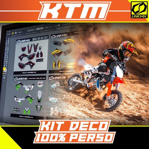Kit gráfico 100% personalizado para KTM 50cc