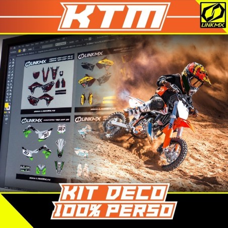 Kit grafico KTM 50cc 100% CUSTOM Kit grafico KTM 50cc 100% CUSTOM
