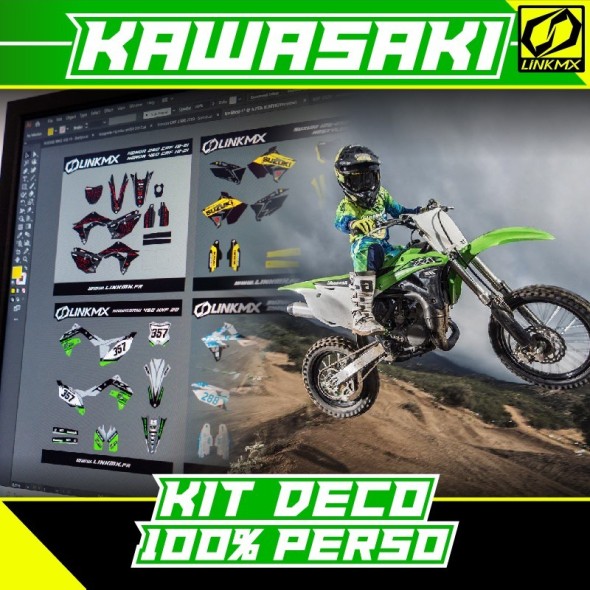 Kit de decoración Kawasaki 85cc 100% ORO