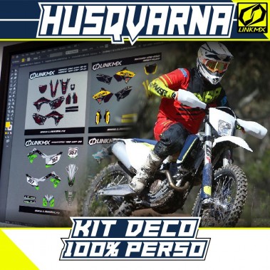 Kit Déco Husqvarna MX/Enduro 100% PERSO