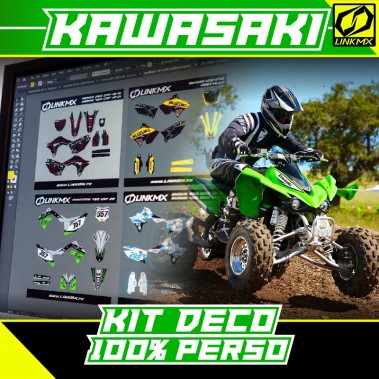 Kit Déco Quad Kawasaki 100% PERSO