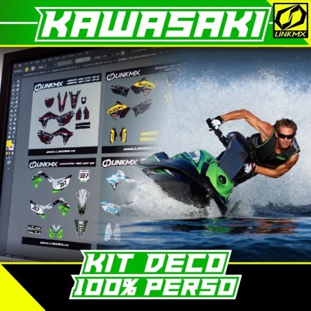 Kit di decorazione per braccio jet Kawasaki 100% PERSONAL Kit di decorazione per braccio jet Kawasaki 100% PERSONAL