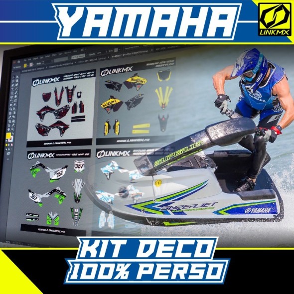 Kit de gráficos personalizados para motos acuáticas Yamaha