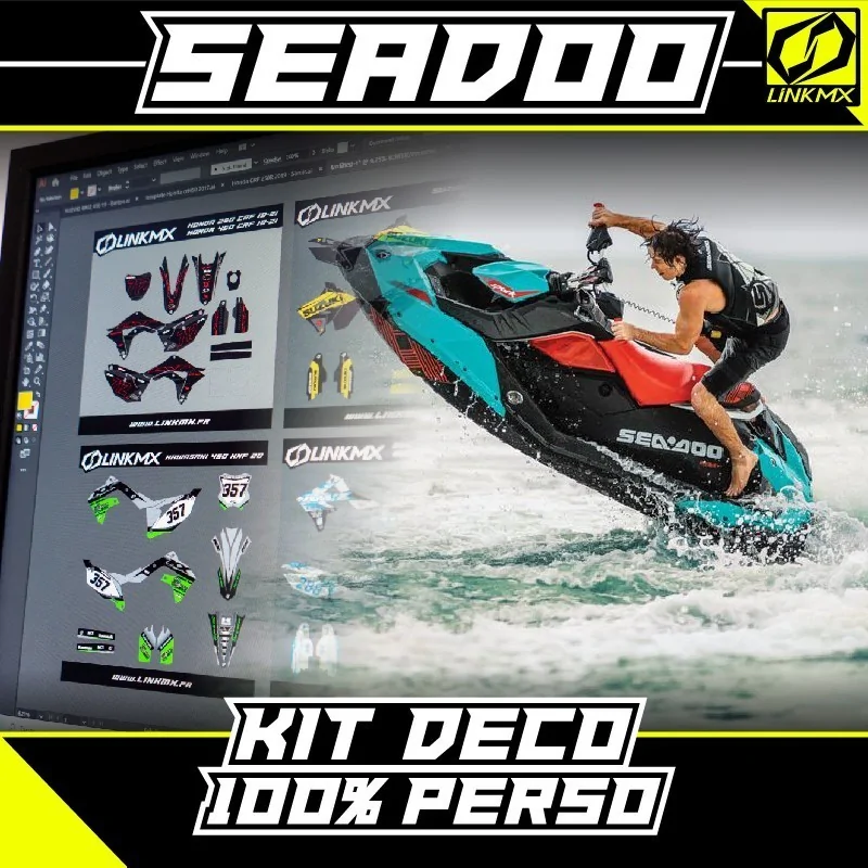 Custom Seadoo Jet Seat Graphics Kit