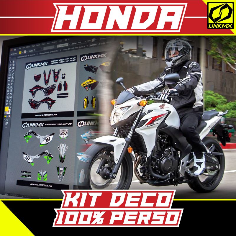 100% PERSONAL Honda Motorcycle Decoration Kit