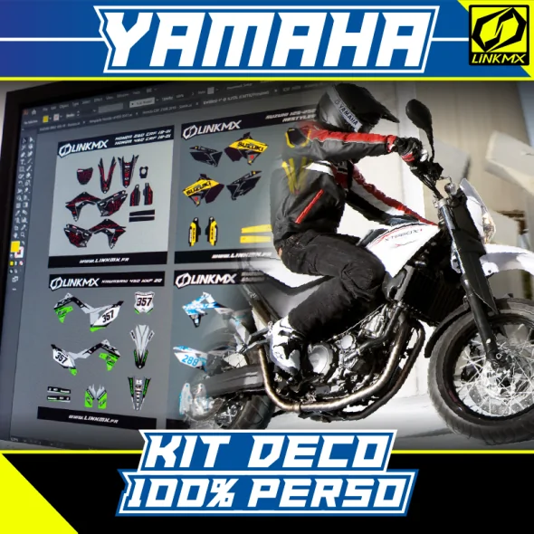 100% Custom Yamaha Motorcycle Decal Kit