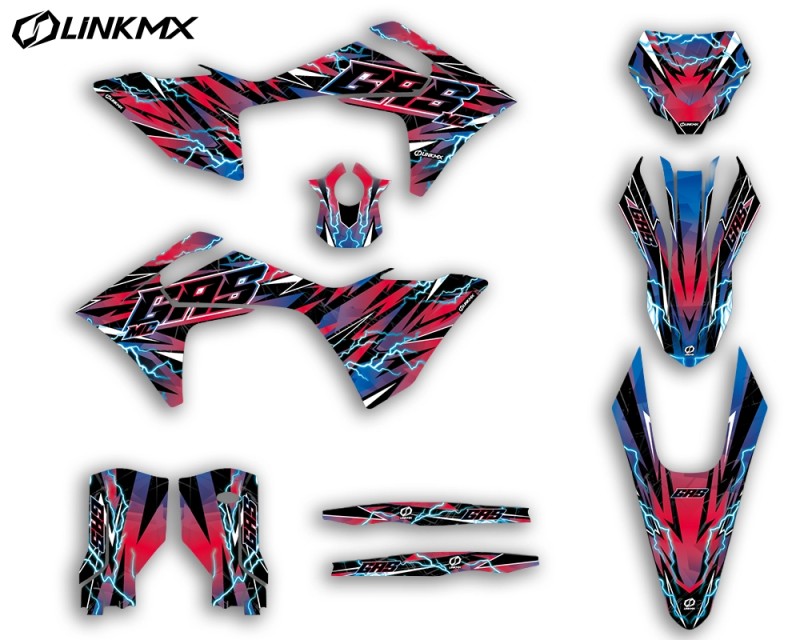 Kit de adhesivos STORM Gasgas para todos los modelos