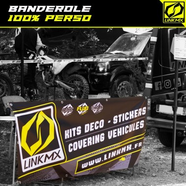 Banderole stand / circuit 100% perso