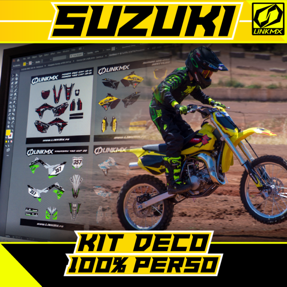 Kit decalcomanie personalizzate Suzuki 85cc