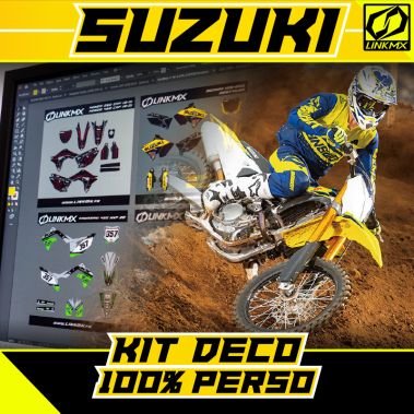 Kit Déco Suzuki MX/Enduro 100% PERSO